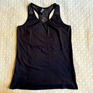 Reebok Women's Small Athletic Racerback Sheer Mesh Back Tank Top